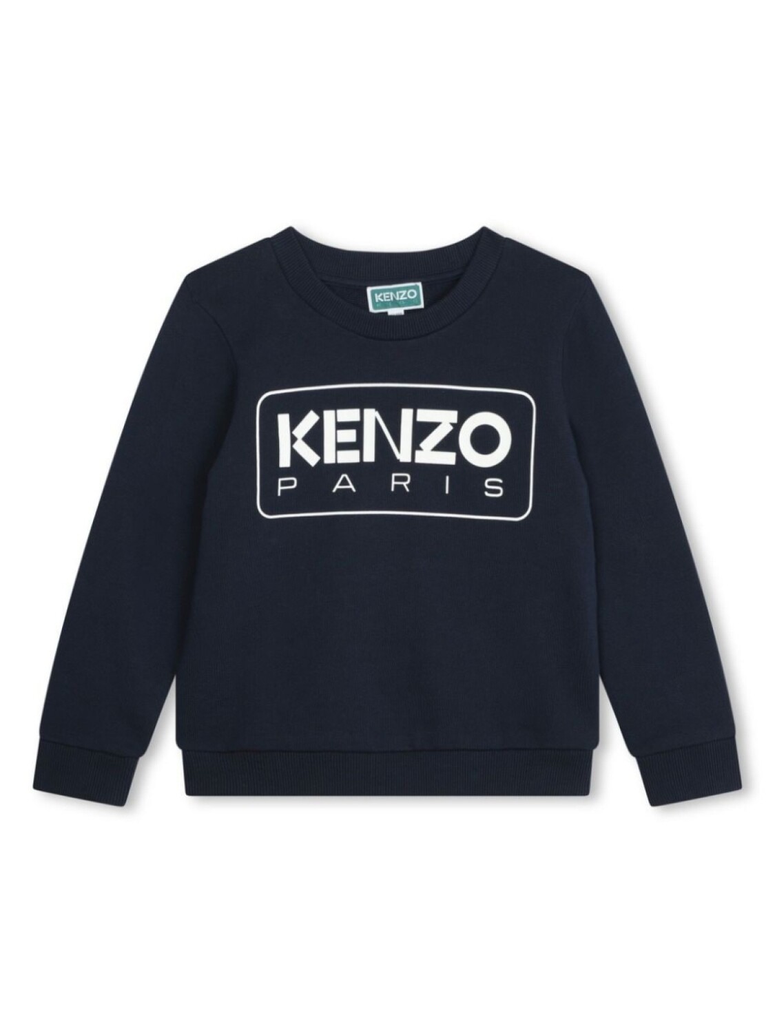 

Kenzo Kids толстовка с логотипом, синий