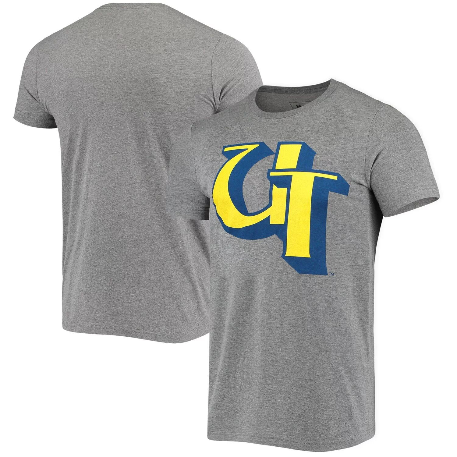 

Мужская серая футболка с логотипом Homefield Toledo Rockets Vintage UT Tri-Blend