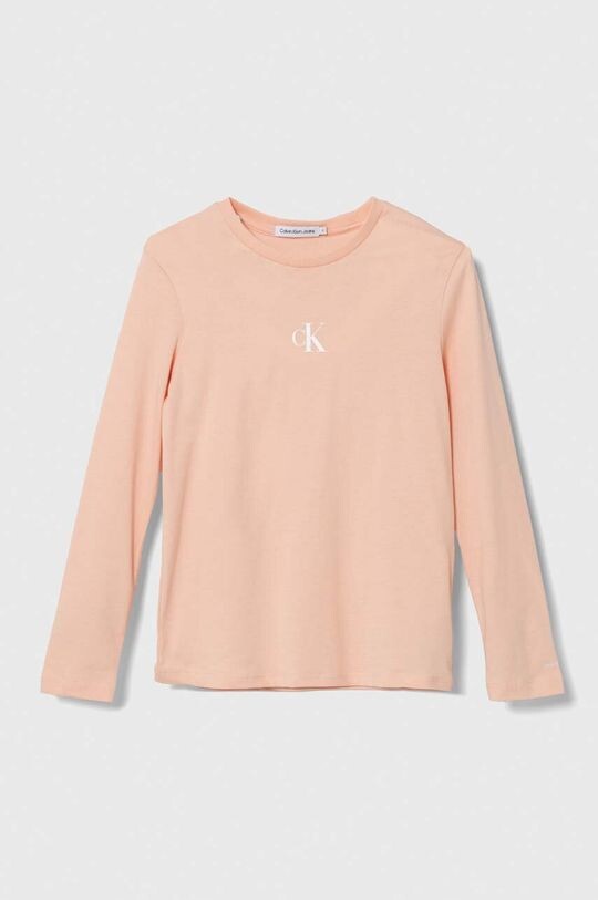

Calvin Klein Jeans с длинным рукавом хлопок детские, розовый