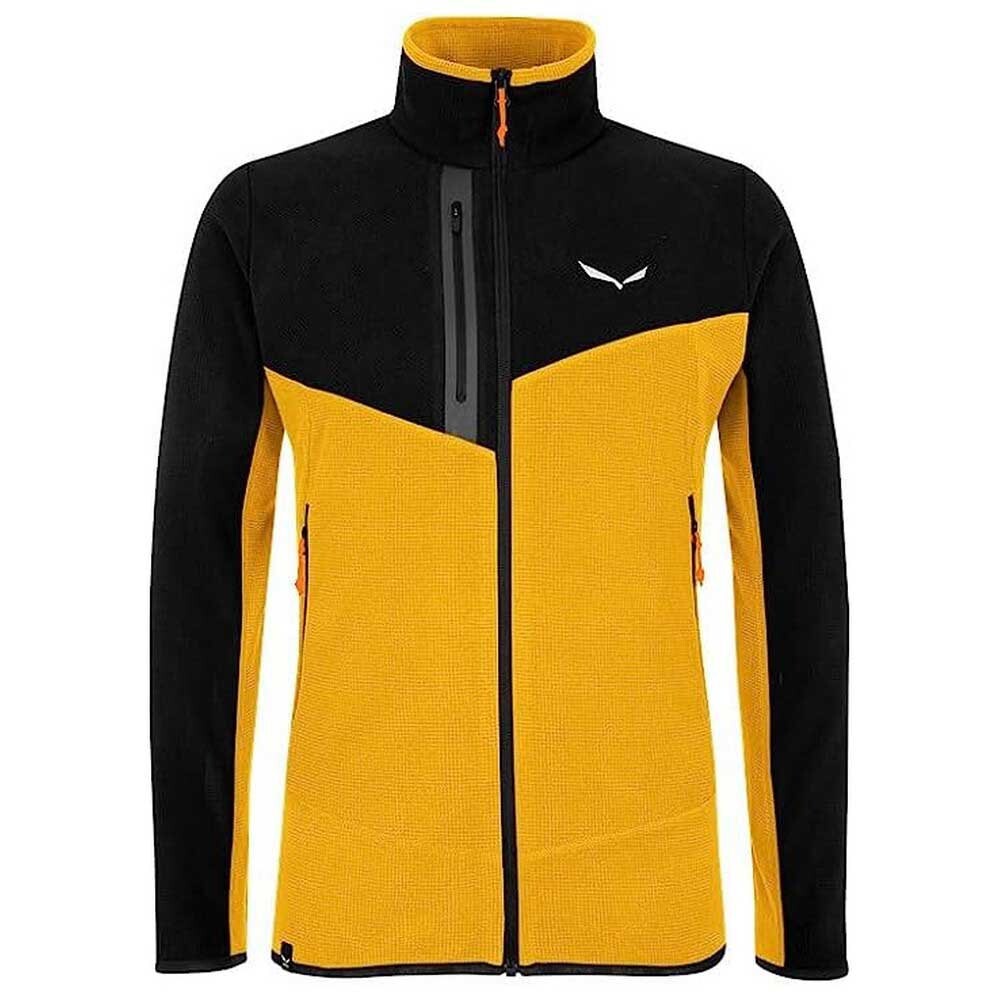 

Толстовка на молнии Salewa Paganella Polarlite, желтый