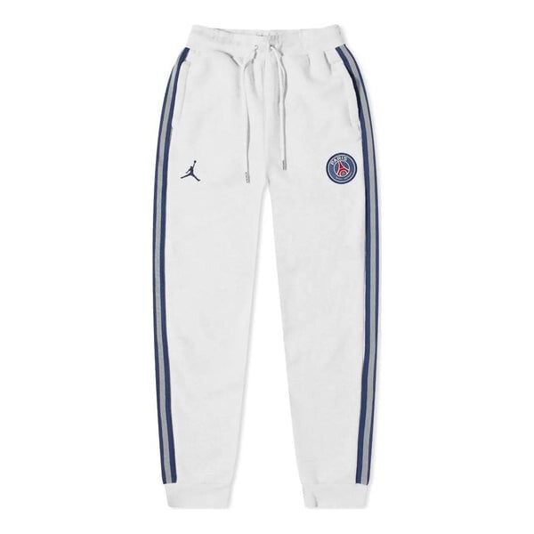 

Спортивные штаны Air Jordan x PSG Crossover Paris Saint-Germain Stripe Sports Pants 'White Black', мультиколор