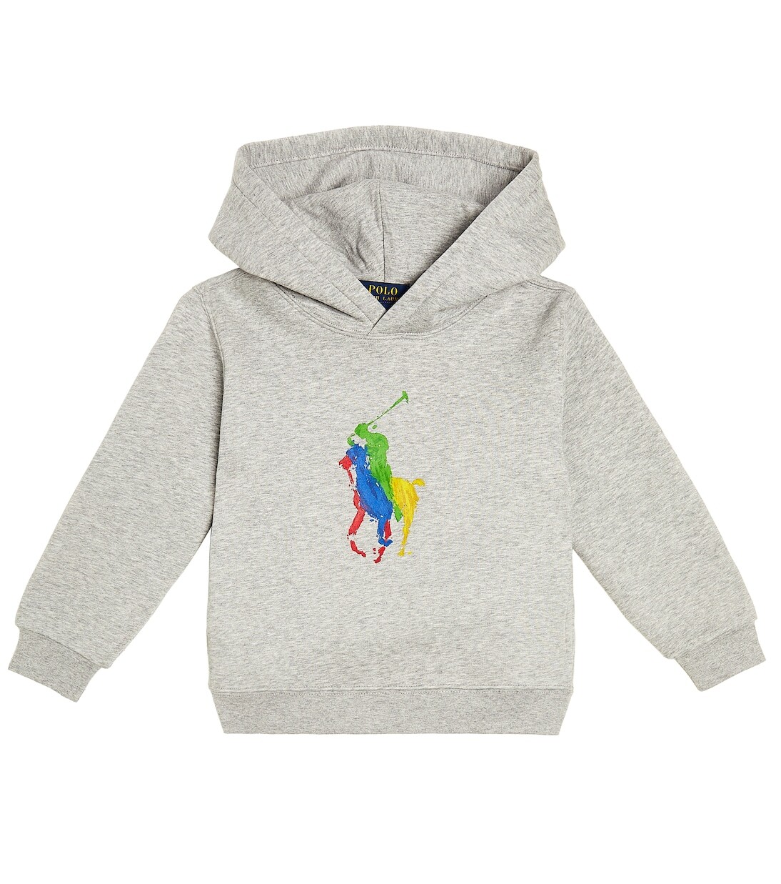 

Толстовка из смесового хлопка Polo Ralph Lauren Kids, серый