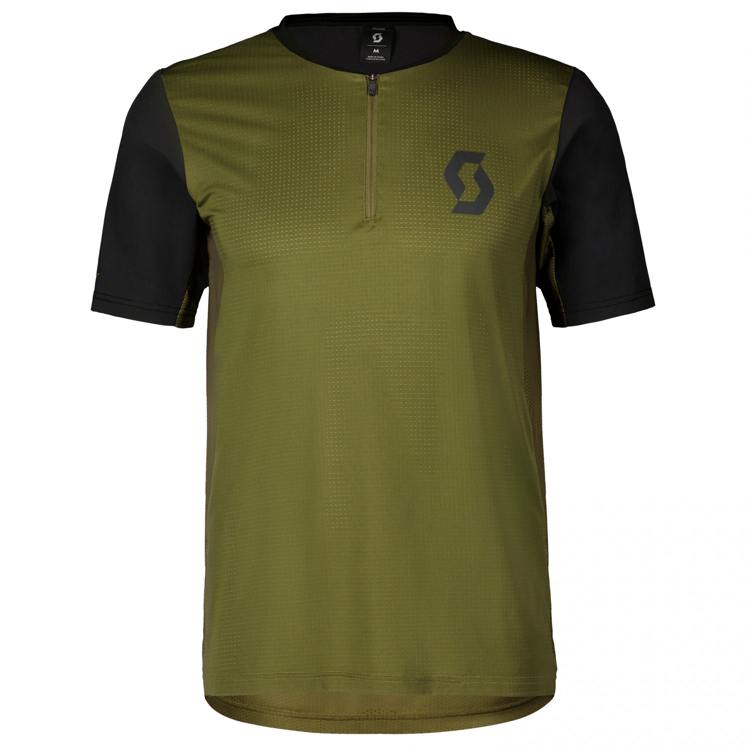 

Велосипедный трикотаж Scott Trail Vertic Zip S/S, цвет Fir Green/Black