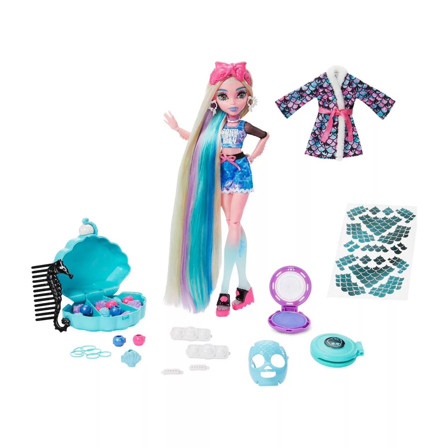 

Набор куклы и одежды Mattel Monster High Lagoona Blue Spa Day Share Mattel