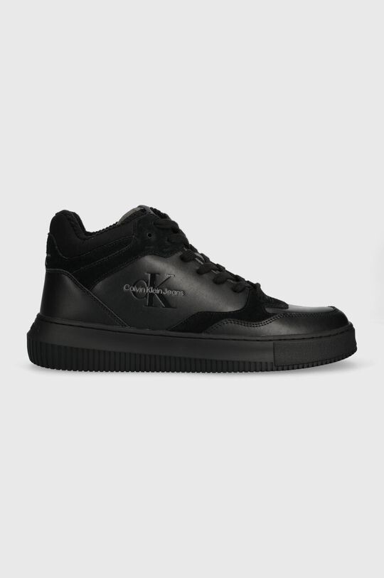 

Кроссовки CHUNKY MID CUPSOLE COUI LTH MIX Calvin Klein Jeans, черный
