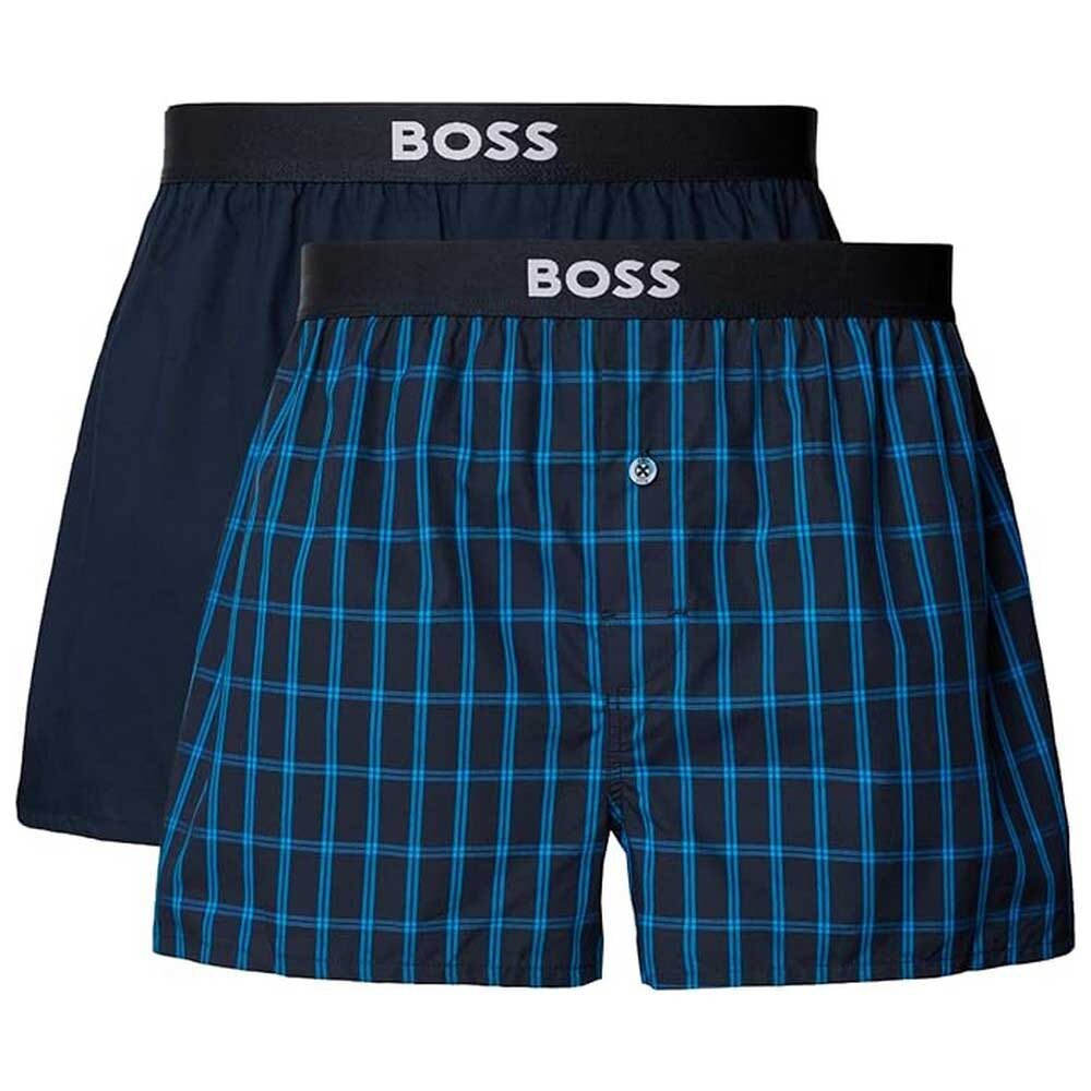

Шорты BOSS 2P Boxer Shorts Ew, синий