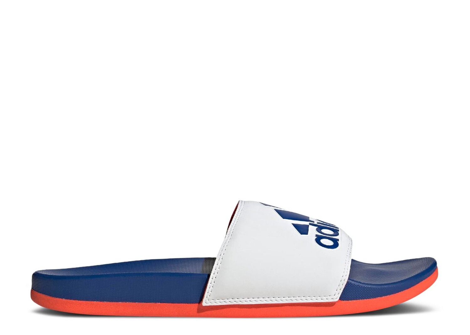 

Кроссовки adidas Adilette Comfort Slide 'White Royal Blue Solar Red', синий