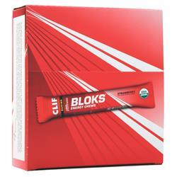 Clif Bar Bloks Energy жвачка клубника 18 шт. clif bar clif kid z bar органические батончики со вкусом шоколадного брауни 18 батончиков 36 г 1 27 унции каждый