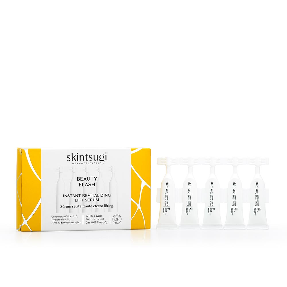 Увлажняющая сыворотка для ухода за лицом Beauty flash serum revitalizante efecto lifting Skintsugi, 5 х 2 мл цена и фото