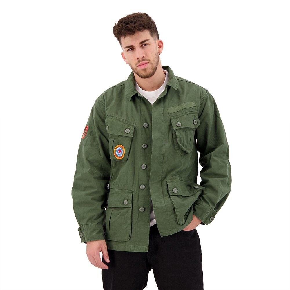 

Куртка Superdry Tropical Combat, зеленый