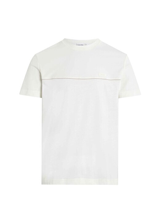 

Белая мужская футболка с круглым вырезом K10K112516YAH Calvin Klein, белый