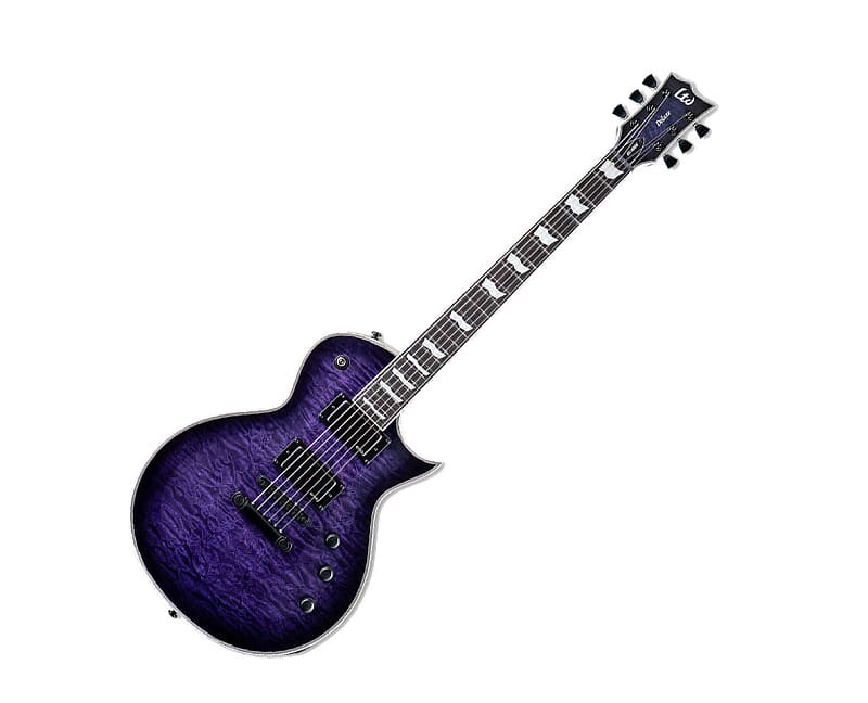 

Электрогитара ESP LTD EC-1000 QM Electric Guitar - See Thru Purple Sunburst