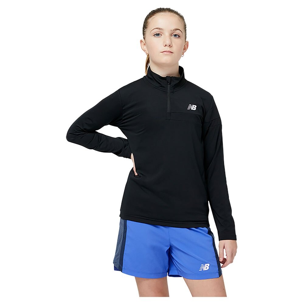

Толстовка New Balance Accelerate Half Zip, черный