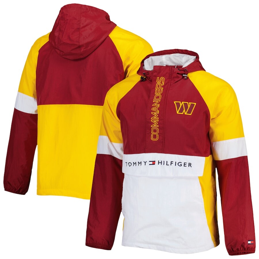 

Куртка Tommy Hilfiger Washington Commanders, бордовый