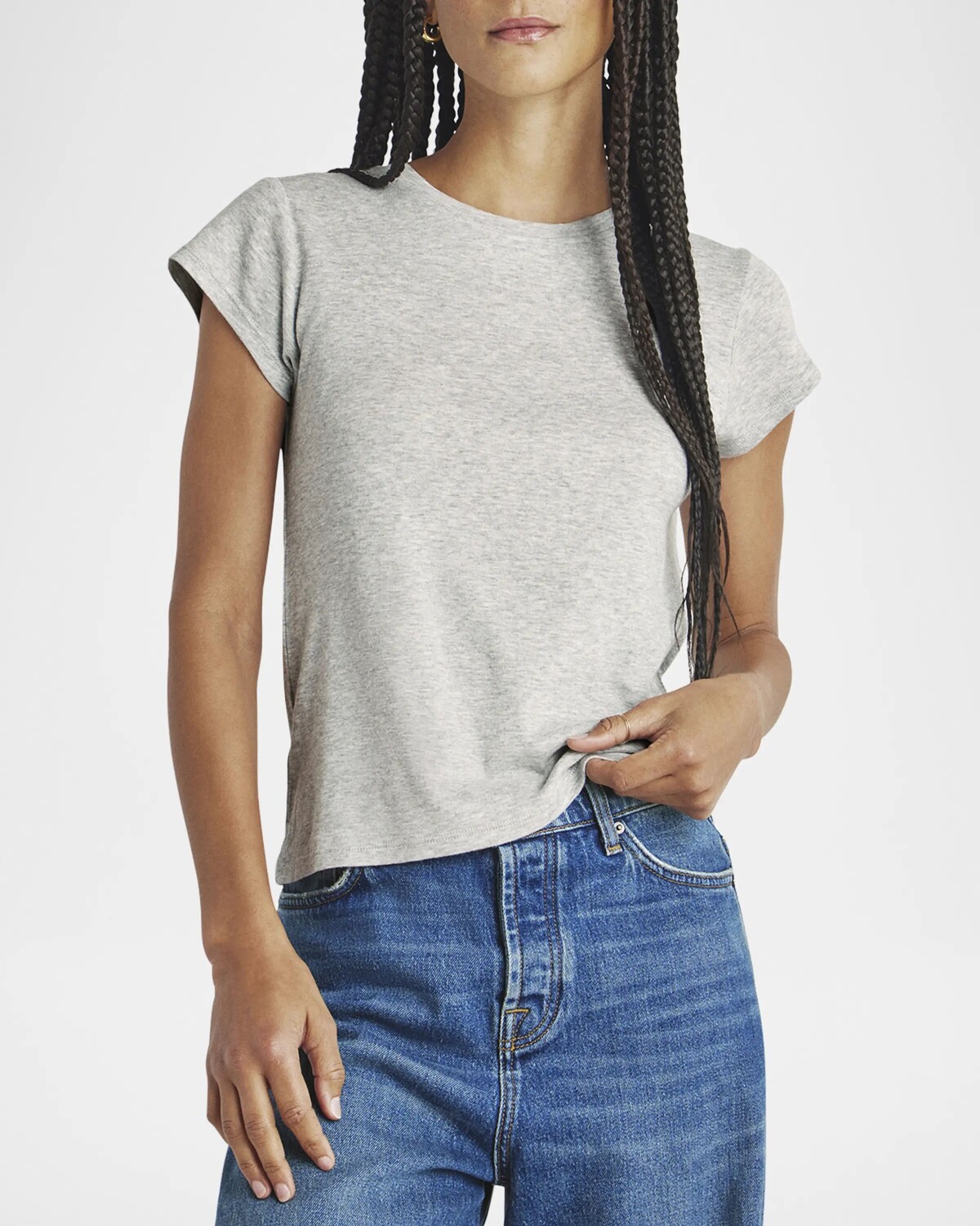 

Футболка Faye с круглым вырезом Splendid, цвет Heather Grey