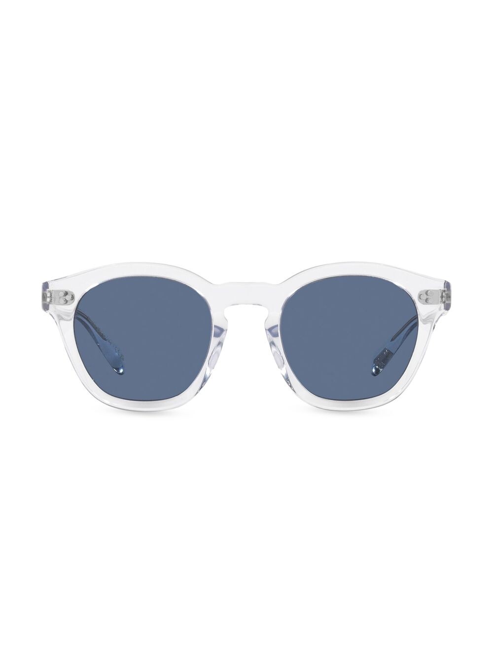 

Круглые зеркальные солнцезащитные очки Rorke 47 мм Oliver Peoples, синий
