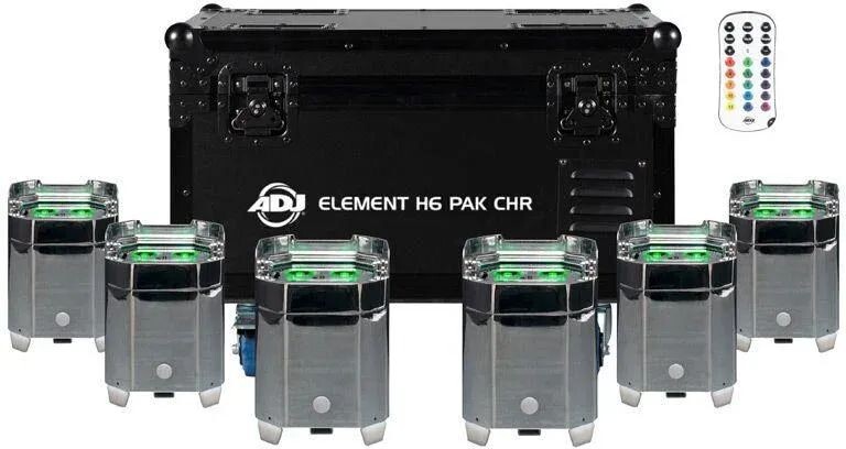 

Новый ADJ Element H6 Pak с чехлом для зарядки — хром