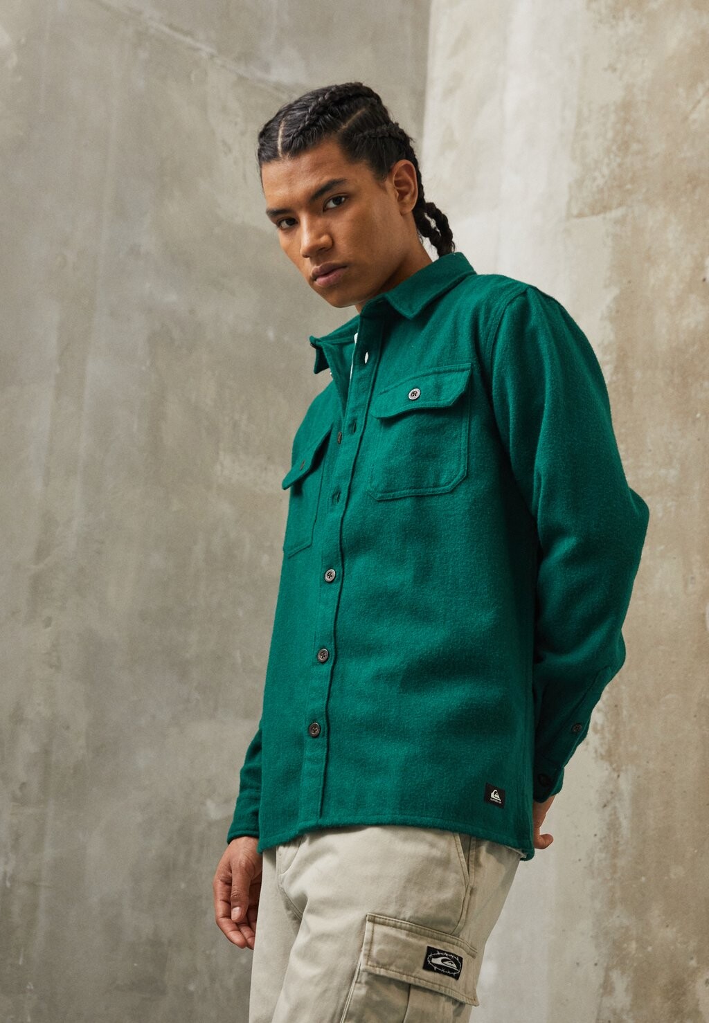 

Рубашка SALTERHILL WVTP GSG0 Quiksilver, зеленые пастбища