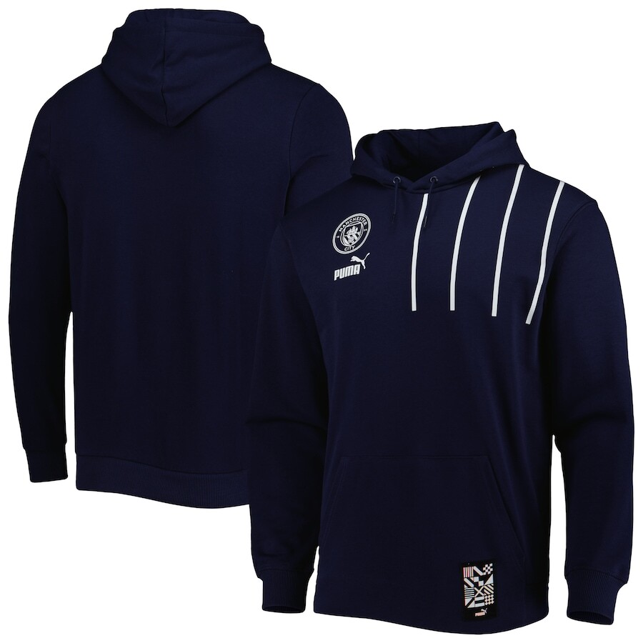 

Пуловер с капюшоном Puma Manchester City, нави