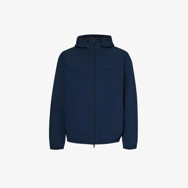 

Куртка berwick с воротником-воронкой и капюшоном Barbour, синий