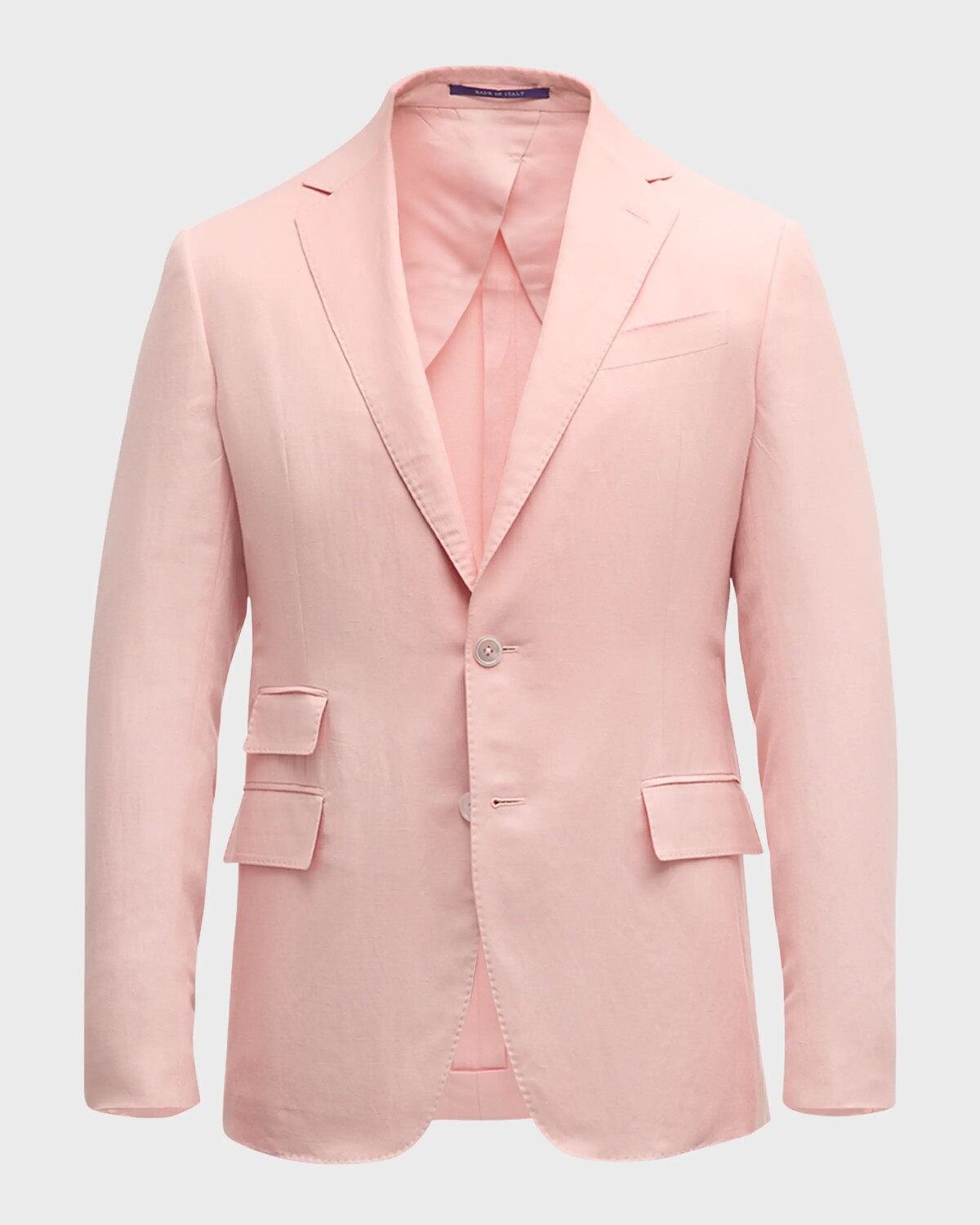 

Мужское спортивное пальто из шелка и льна Kent ручной работы Ralph Lauren Purple Label, цвет Crystal Rose