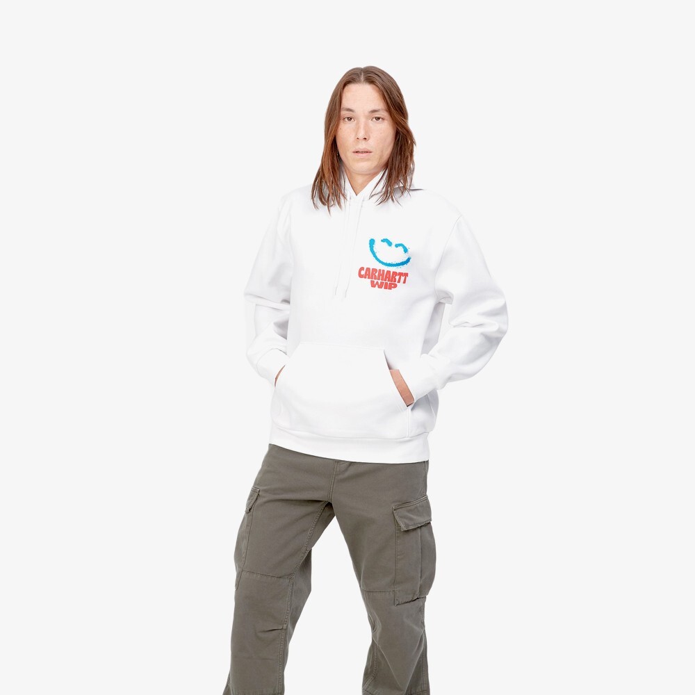 

Толстовка Hooded Happy Script Sweat Carhartt WIP, мультиколор