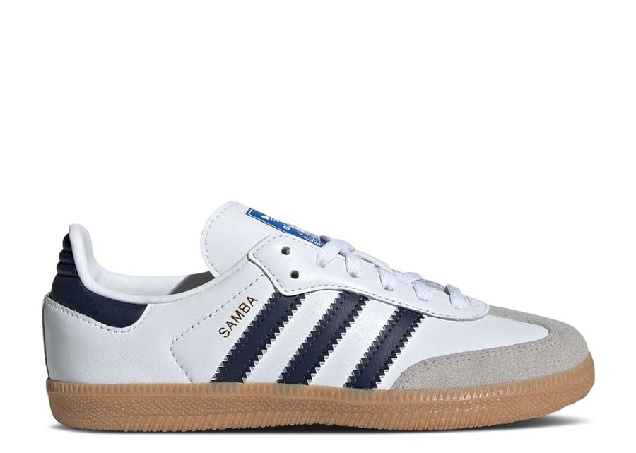 

Кроссовки adidas Samba Og J 'White Night Indigo Gum', белый