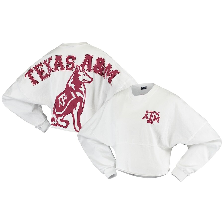 

Футболка с длинным рукавом Spirit Jersey Texas A And M Aggies, белый
