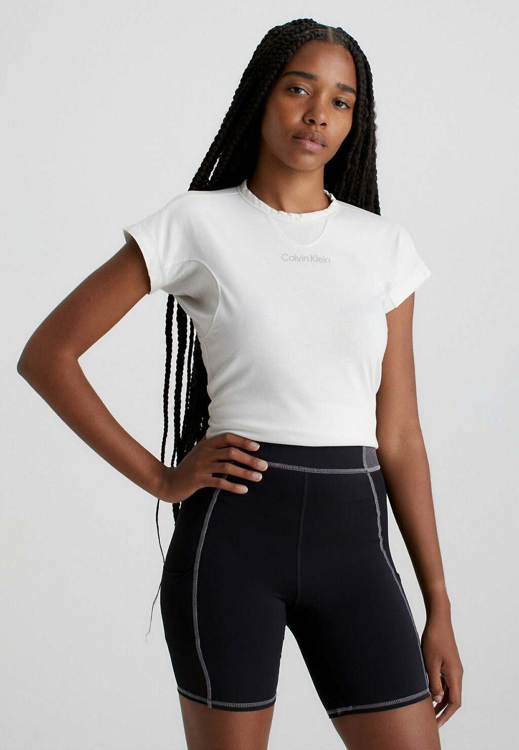 

Спортивная футболка GYM Calvin Klein Performance, дымчато-серый