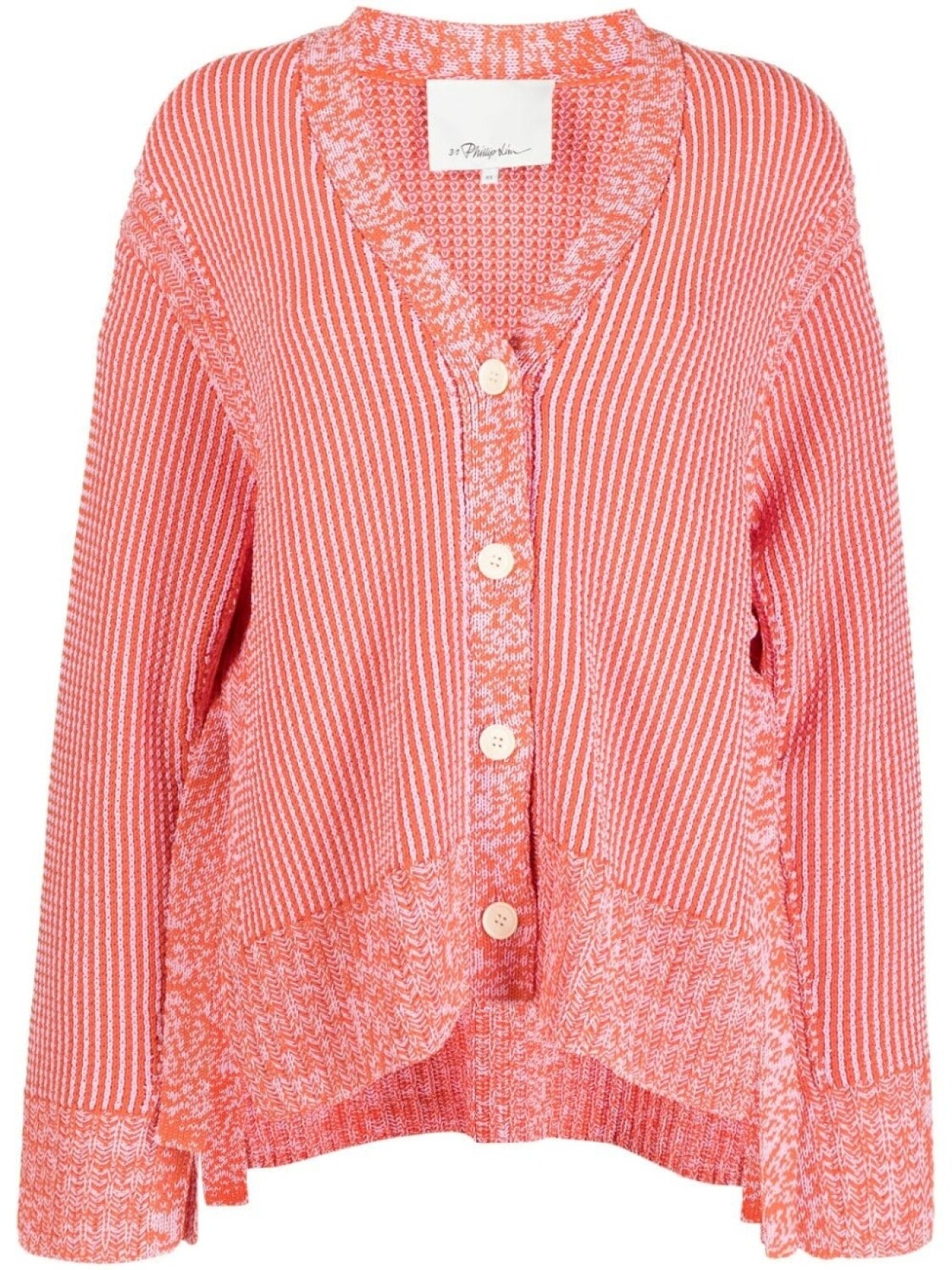

3.1 Phillip Lim кардиган с разрезом, красный