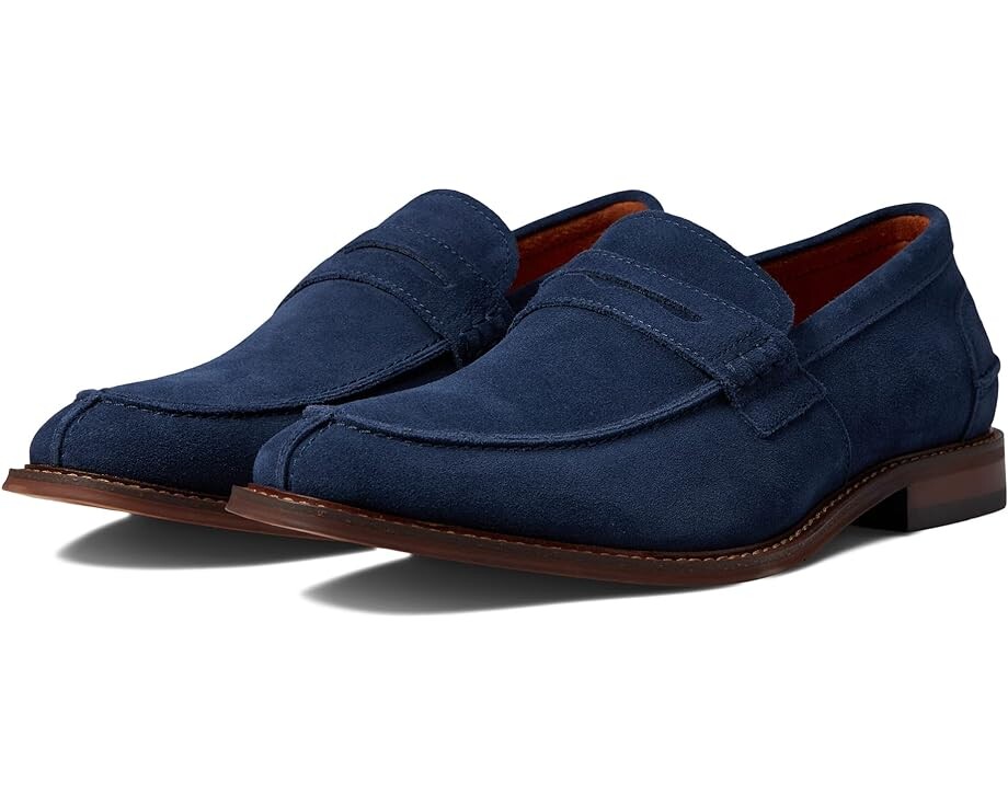 Лоферы Stacy Adams Marlowe Penny Slip-On Loafer, цвет Navy Suede