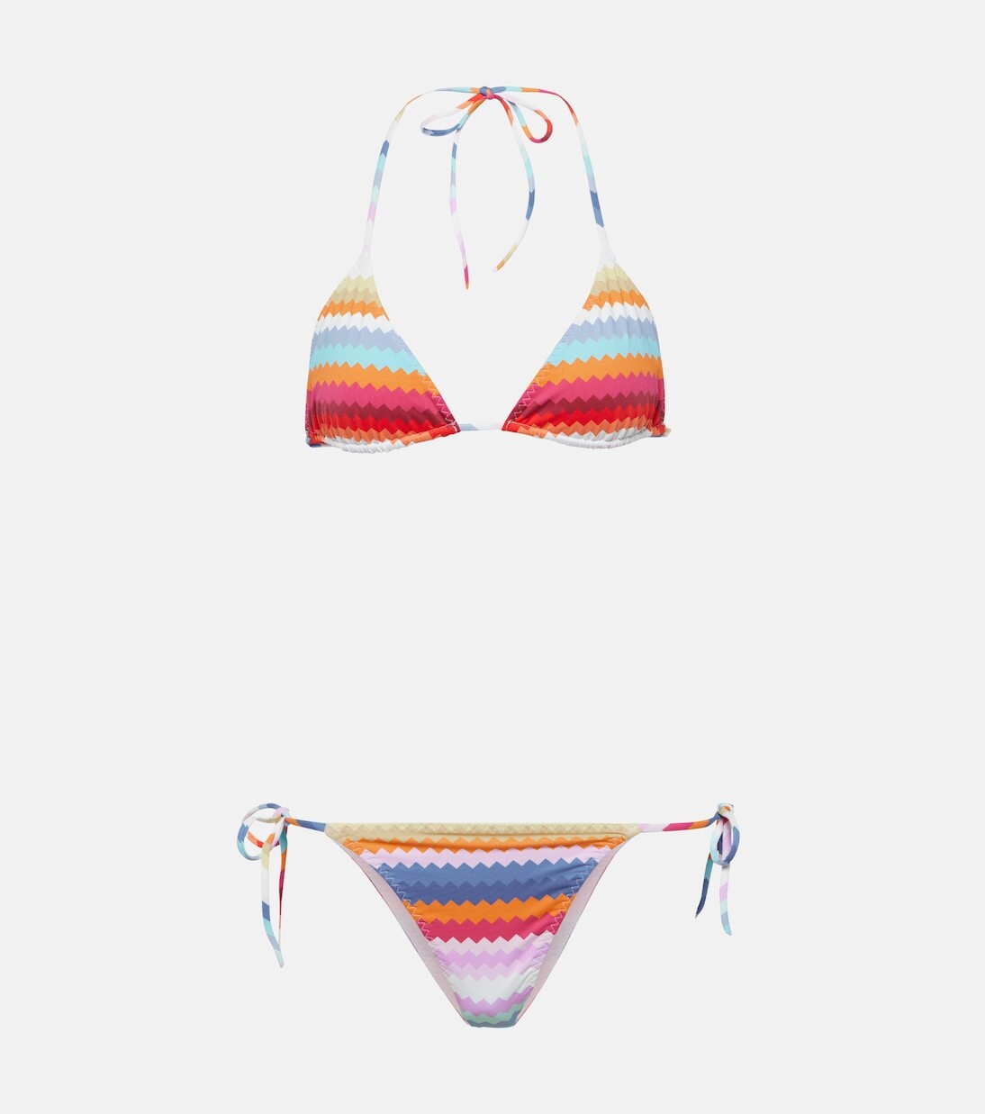 цена Зигзагообразное бикини Missoni Mare, мультиколор