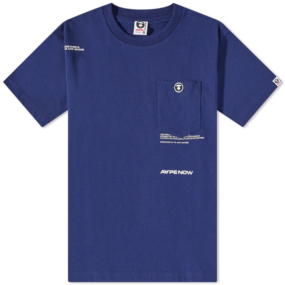 

Силиконовая футболка с карманом для значка AAPE Now