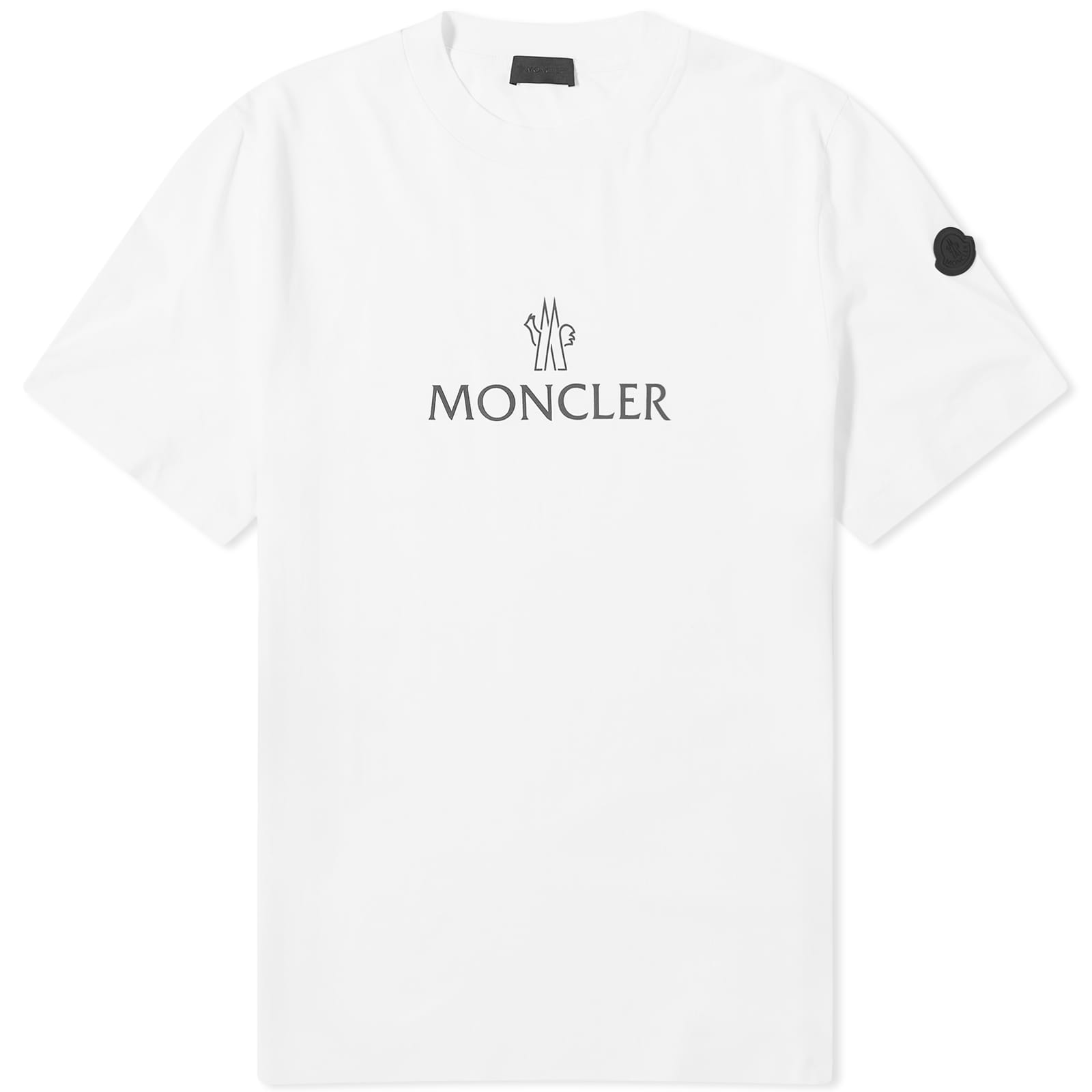 Футболка Moncler Text Logo, белый