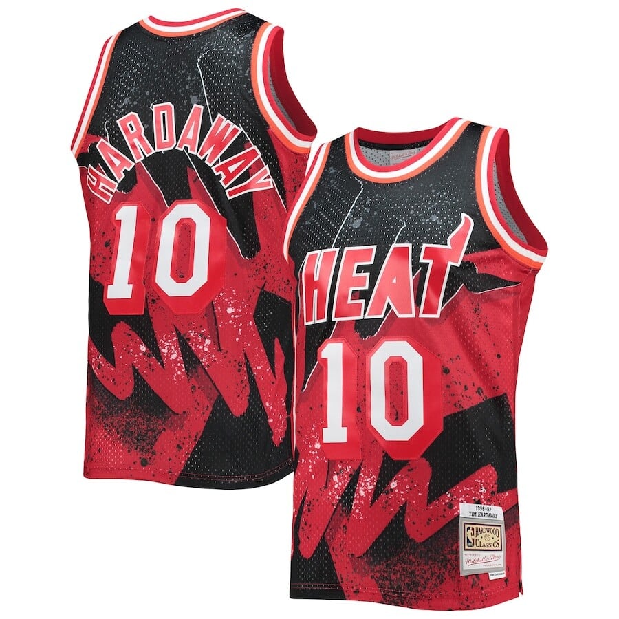 

Джерси Mitchell & Ness Miami Heat, алый