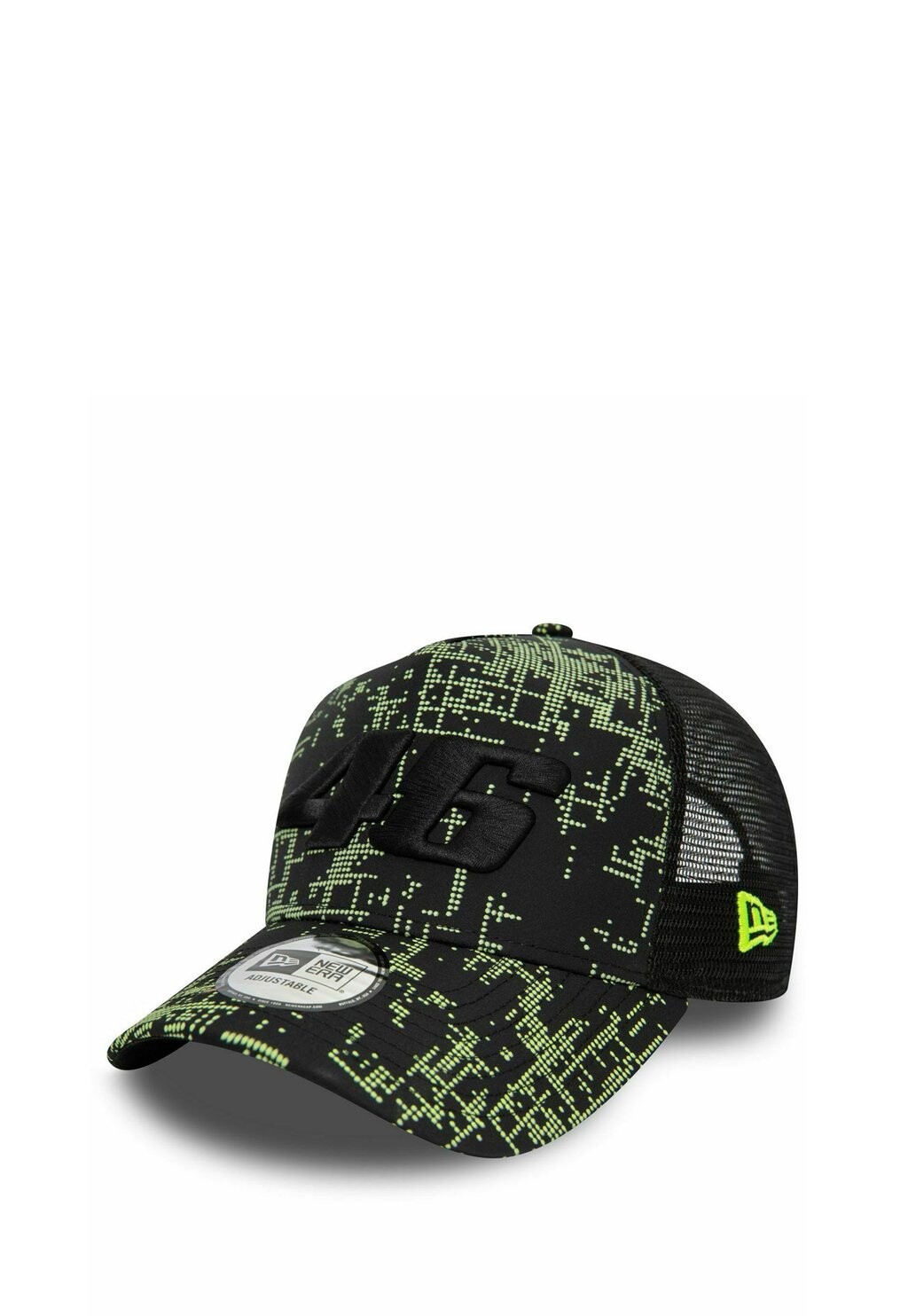 

Бейсболка AFRAME TRUCKER GLITCH VESPA VR46 New Era, цвет black