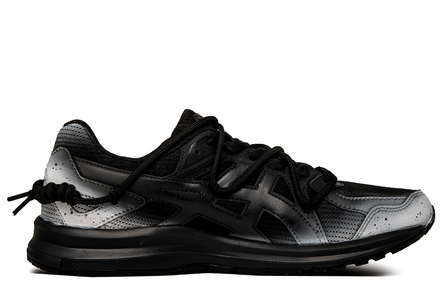 

Кроссовки Jog 100 2 унисекс с низким верхом, черные/белые Asics