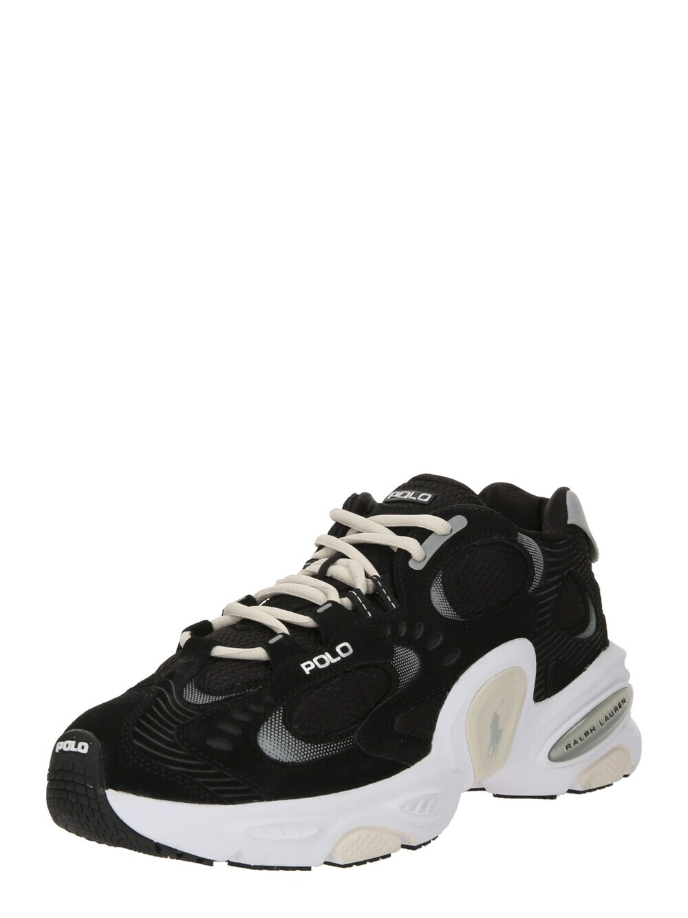 

Кроссовки Polo Ralph Lauren MDRN TRN 100-SNEAKERS-LOW TOP LACE, черный