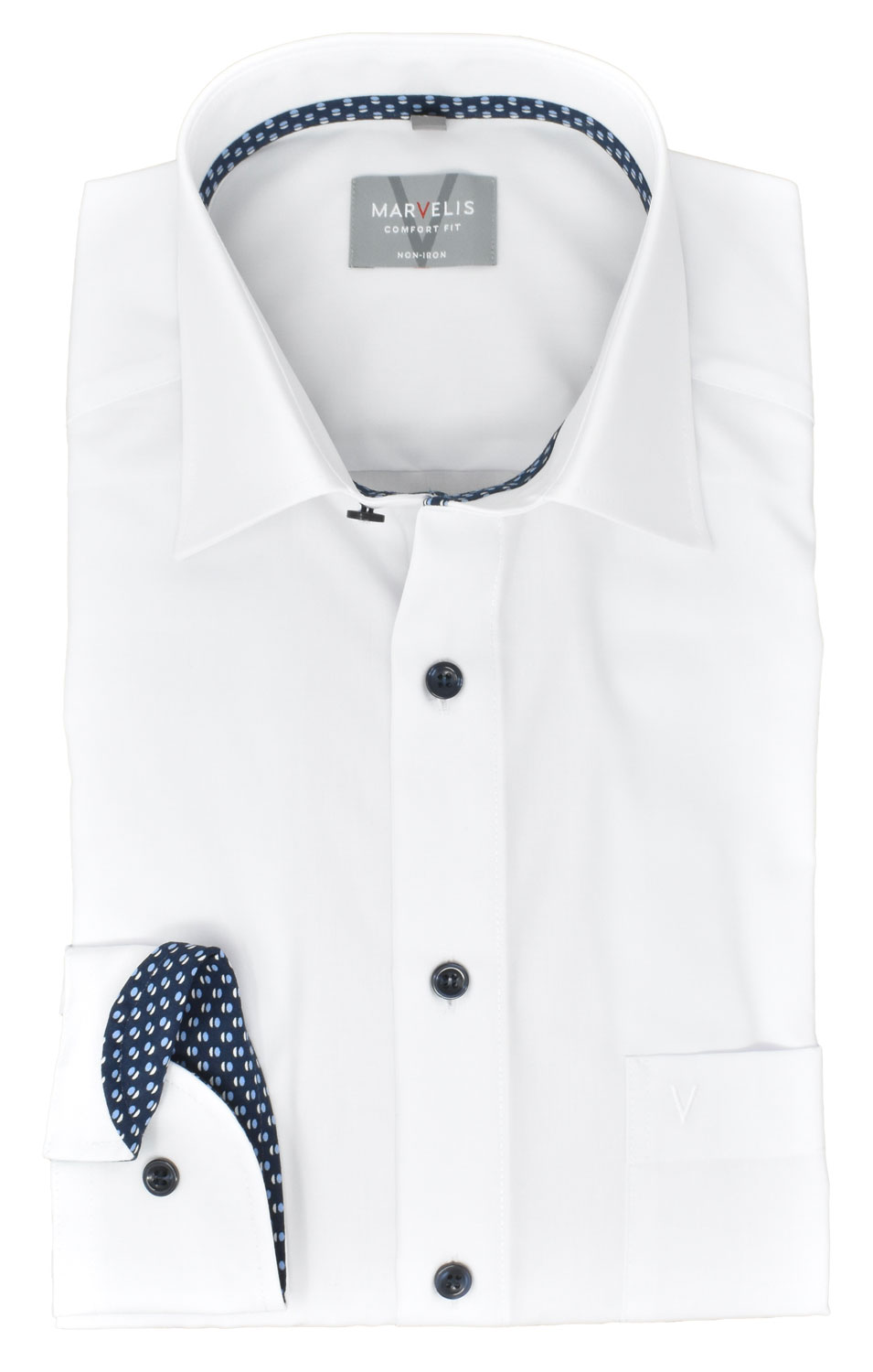 Рубашка MARVELIS Comfort Fit Business, белый