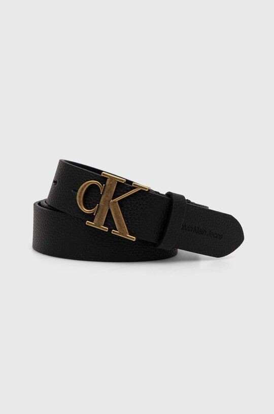 

Кожаный ремень Calvin Klein Jeans, черный