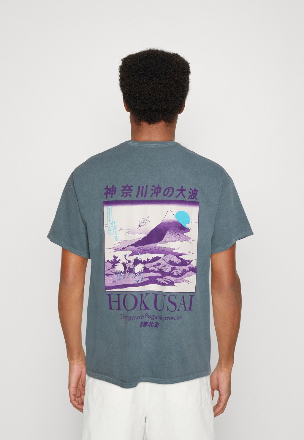 

Футболка с принтом CLOUD HOKUSAI TEE BDG Urban Outfitters, темно-бирюзовый, Зеленый