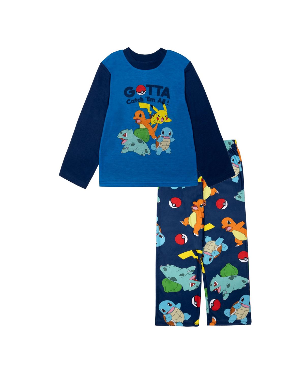 цена Топ и пижама для маленьких мальчиков, комплект из 2 предметов Pokemon
