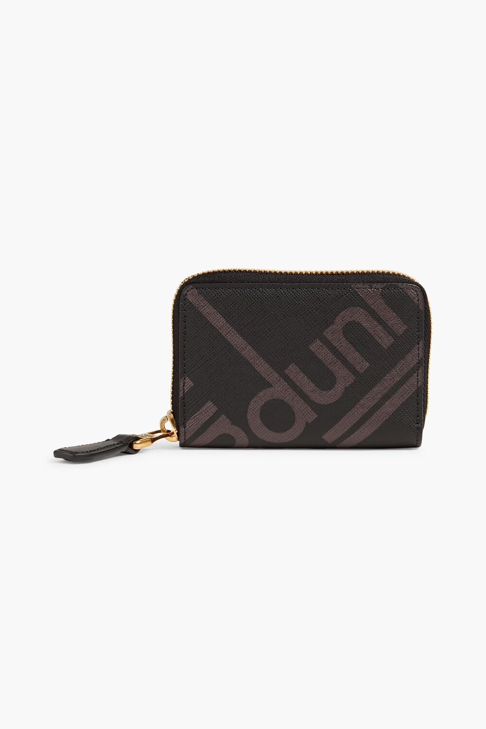 

Кошелек для монет из искусственной фактурной кожи с логотипом Dunhill, черный