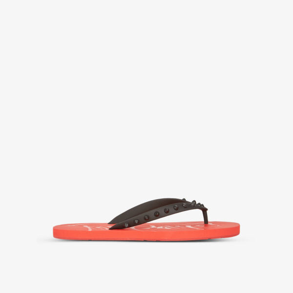 

Резиновые шлепанцы Loubi Christian Louboutin, черный