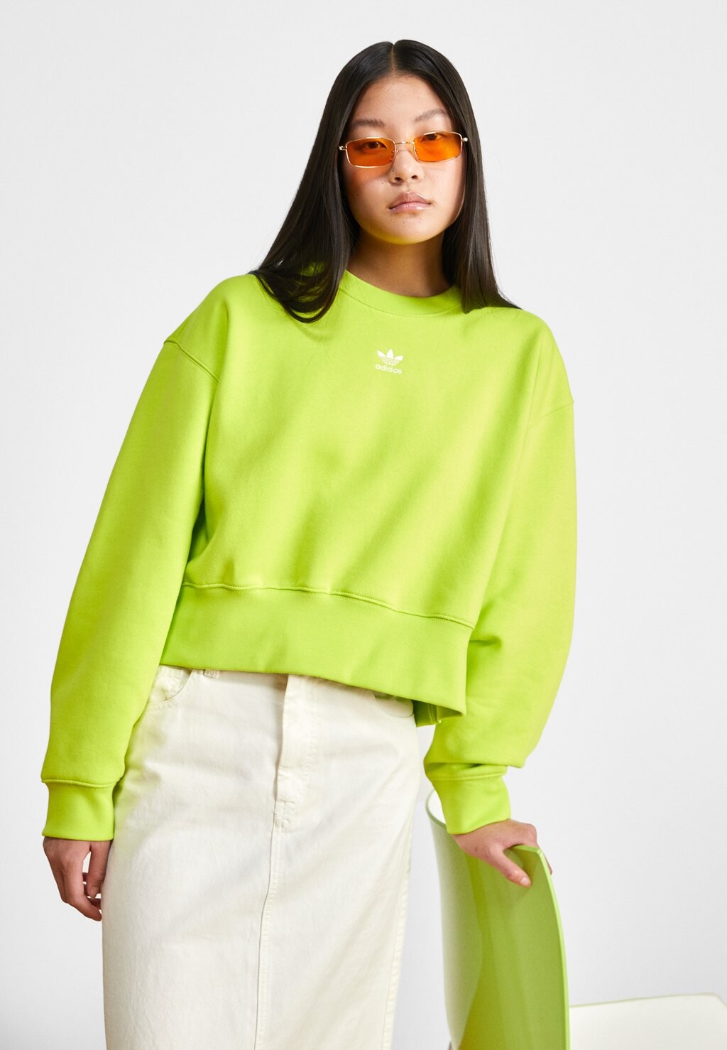 

Толстовка adidas Originals Adicolor Essentials Crew, желтый