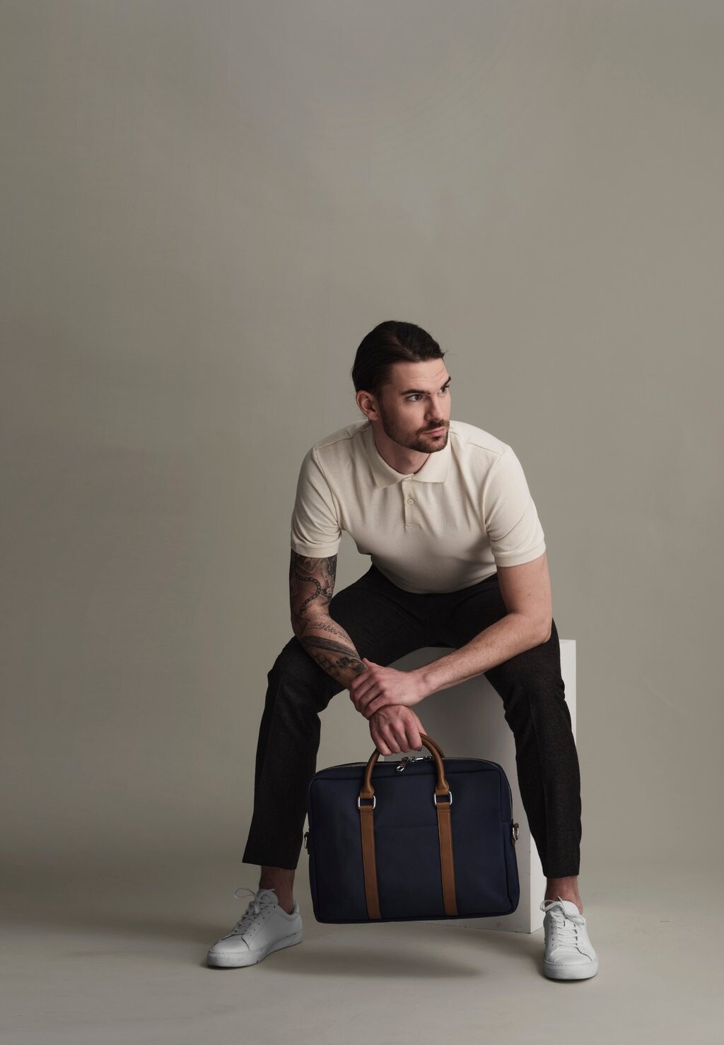 

Портфель Steele & Borough, цвет blue