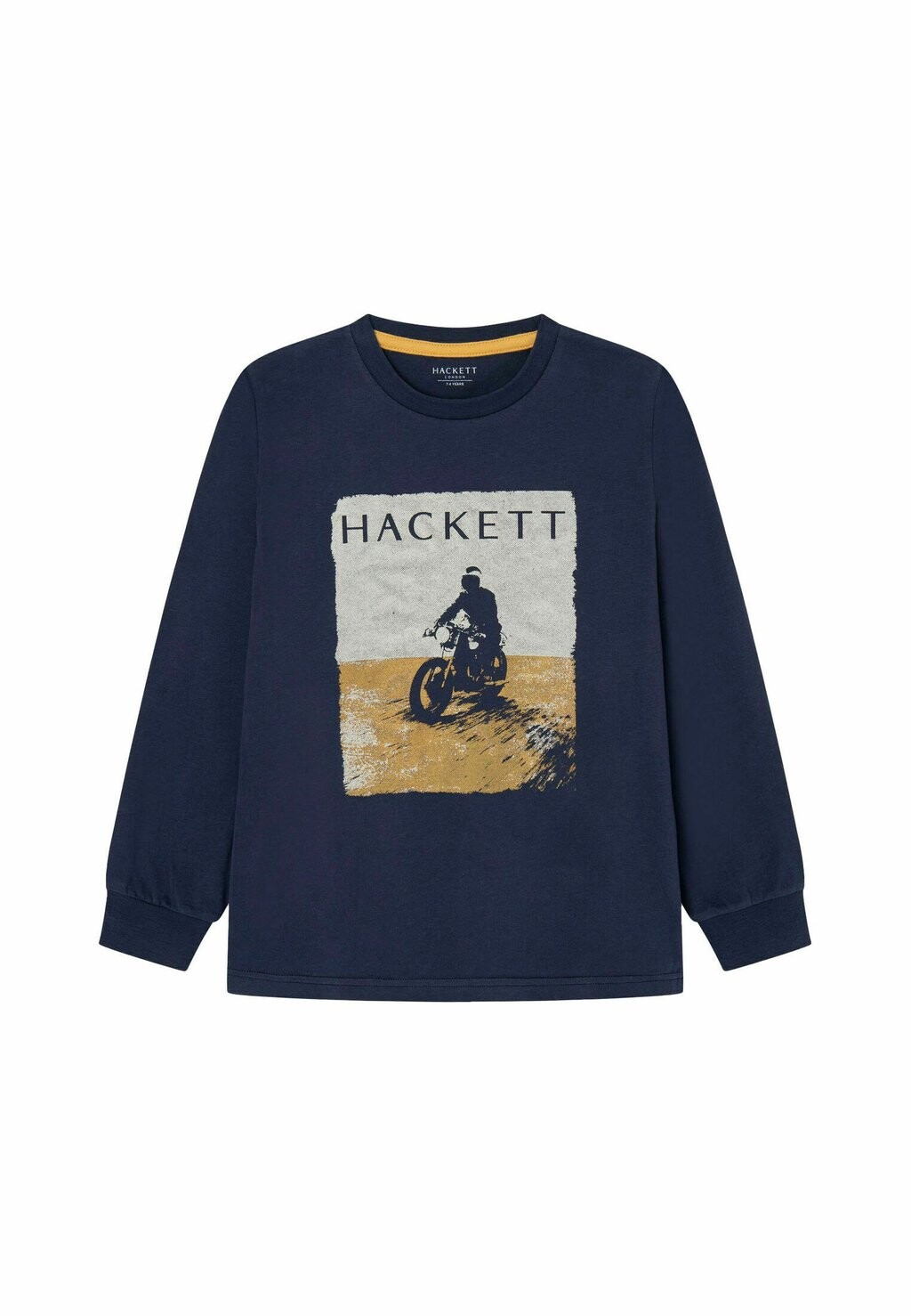 

Топ с длинными рукавами MOTORBIKE TEE Hackett London, цвет navy