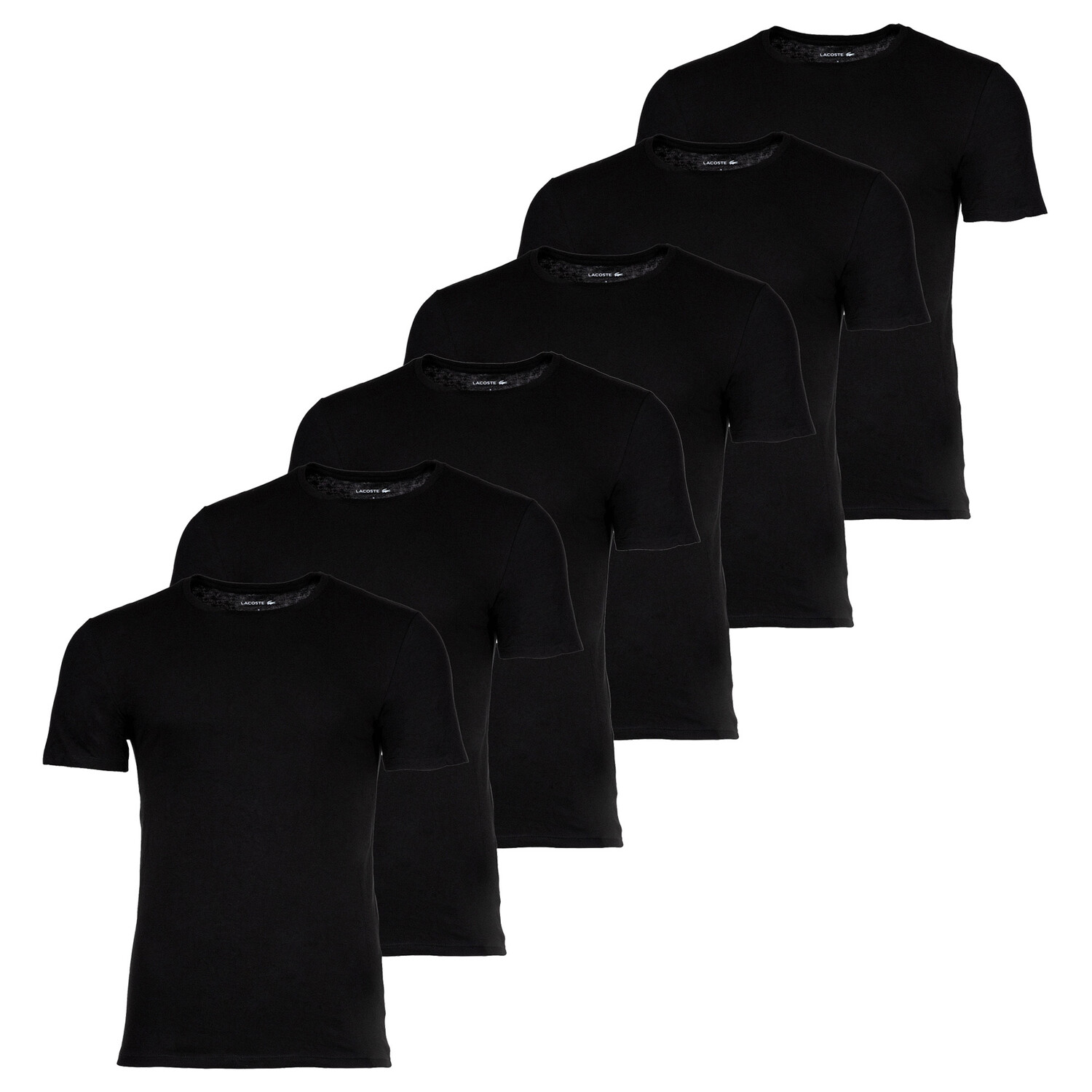 

Футболка Lacoste 6er Pack, черный