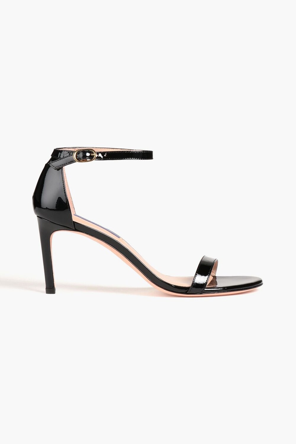 

Босоножки из лакированной кожи STUART WEITZMAN, черный