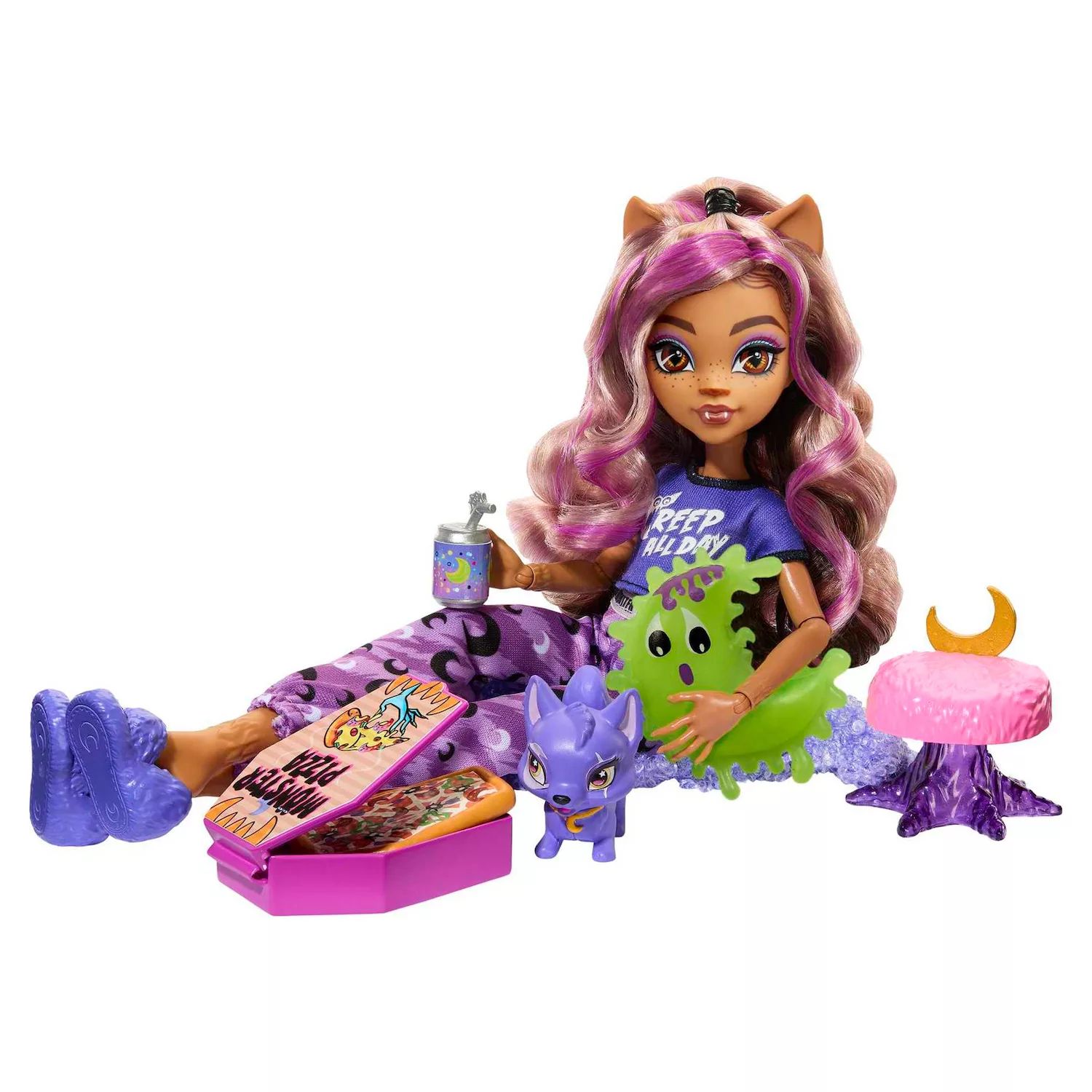 Mattel Monster High: Клодин Вульф, кукла и набор для ночевки в стиле  Creeover Party Mattel – заказать с доставкой из-за рубежа через  онлайн-сервис «CDEK.Shopping»